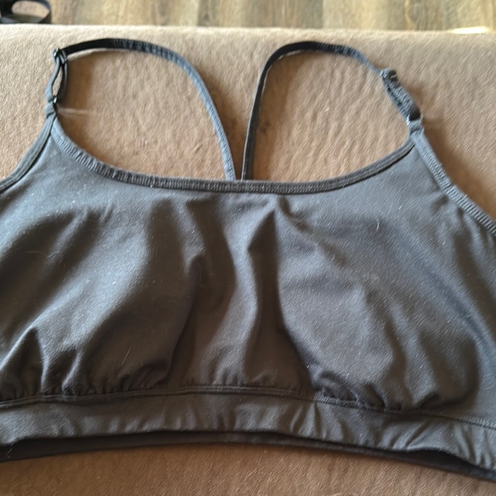Ideology Black Sports Bra with Adjustable Straps